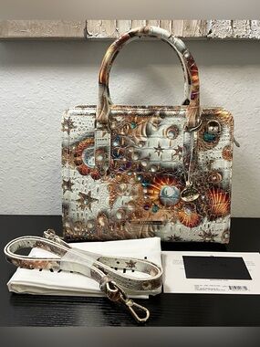 Brahmin Cami SEA JEWEL MELBOURNE DI Satchel Crossbody Shoulder Bag